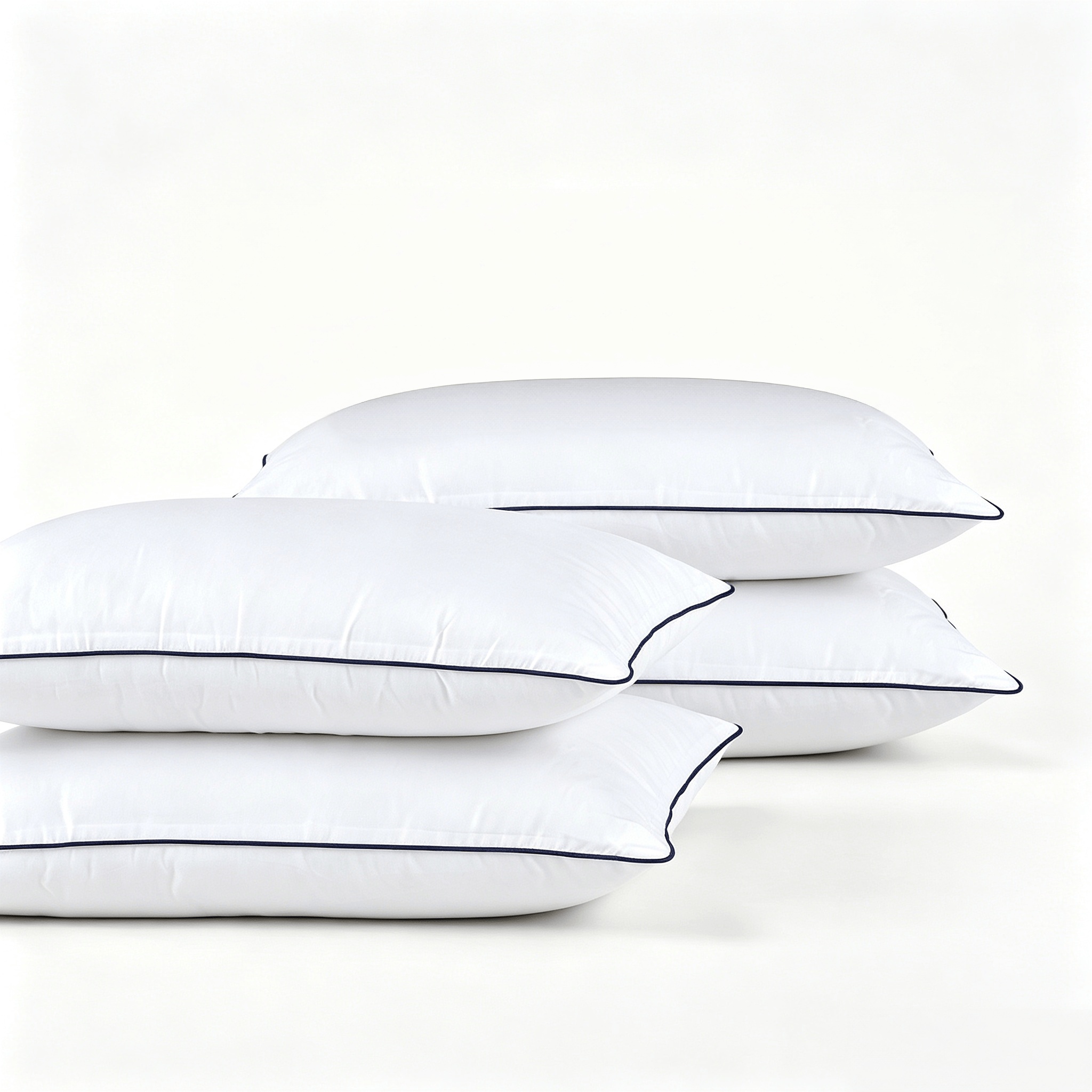 Pillows Standard And Full Size, Hotel Collection Bed Pillows For Side, Back, And Stomach Sleepers, Fluffy And Supportive, Down Alternative Microfiber Filled Pillows, Available In 2 Pack & 4 Pack - Image 5