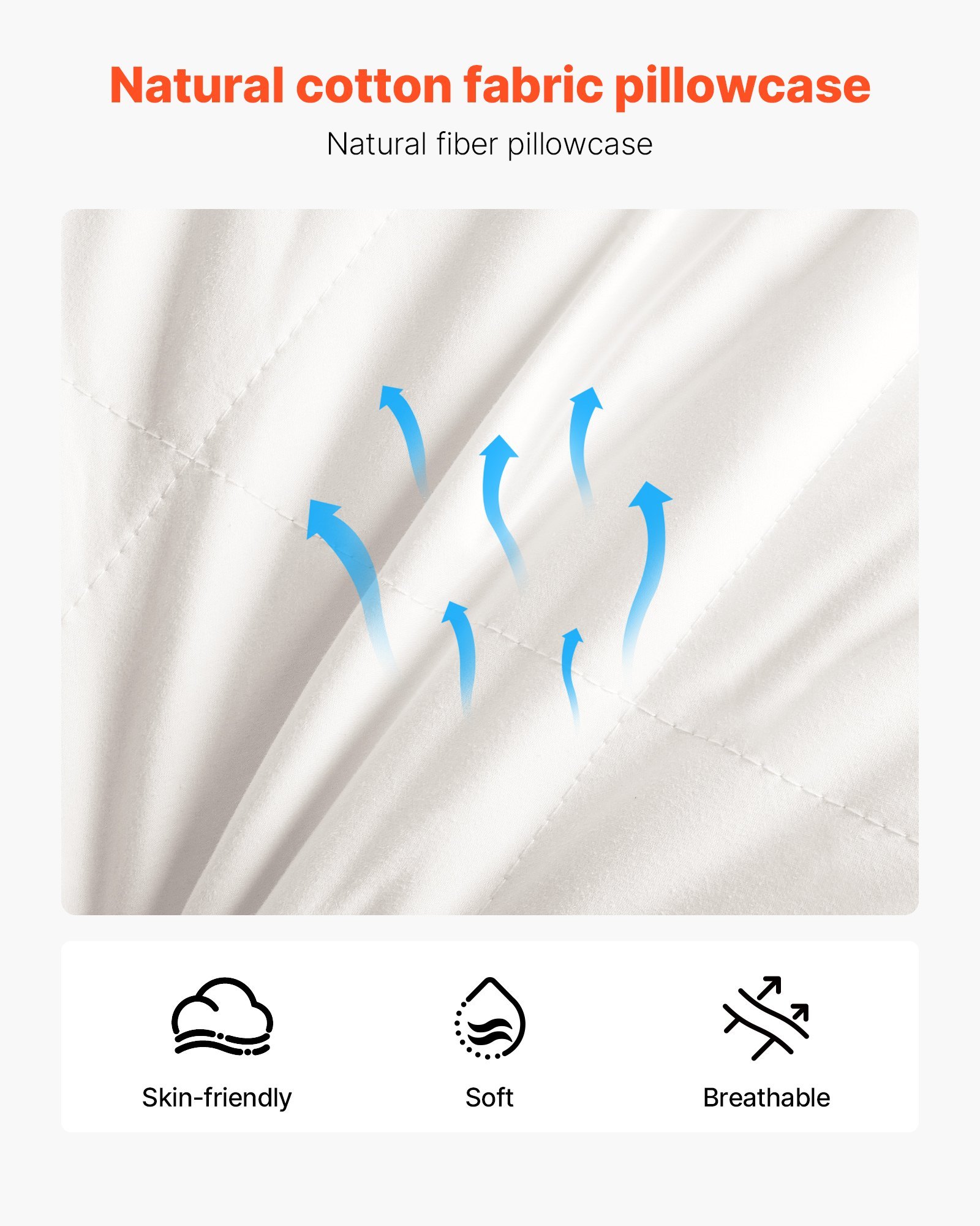 Bed Pillows For Sleeping, Set Of 2, King Size Luxury Quality Hotel Pillows With Original Down Alternative Filling, Supportive And Fluffy, Bedding For Back, Stomach And Side Sleepers, White - Image 4